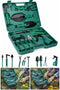 10 Piece Garden Hand Tool Set with Carry Case
