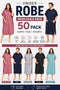 50 Pack Unisex Hooded Changing Robes – Quick Dry Lightweight Wholesale Robes