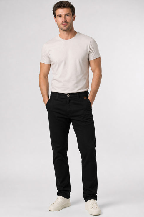 Men’s Casual Pants – Slim Fit Cotton Chinos