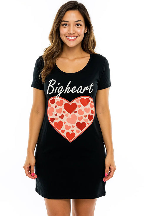 Women Short Sleeve Cotton Nighty