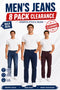 Men’s Jeans 8 Pack Clearance – Assorted Styles & Colours