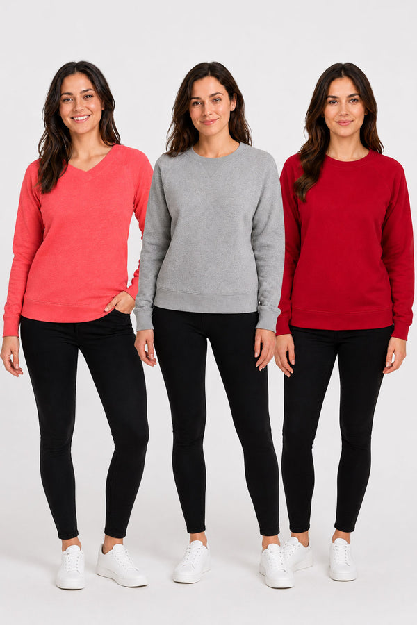 Women’s Crew Neck Everyday Sweatshirts