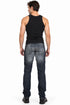 Men’s Regular Fit Straight Leg Denim Jeans