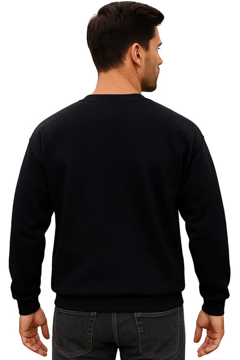 Mens Plain Pullover Sweatshirt