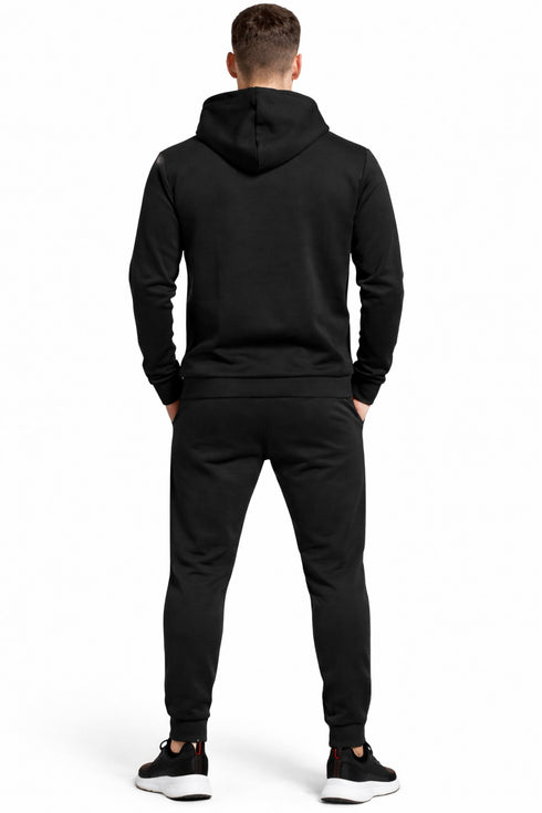 Men’s Hooded Tracksuit Set – Zip Pockets, Full-Zip Hoodie & Joggers