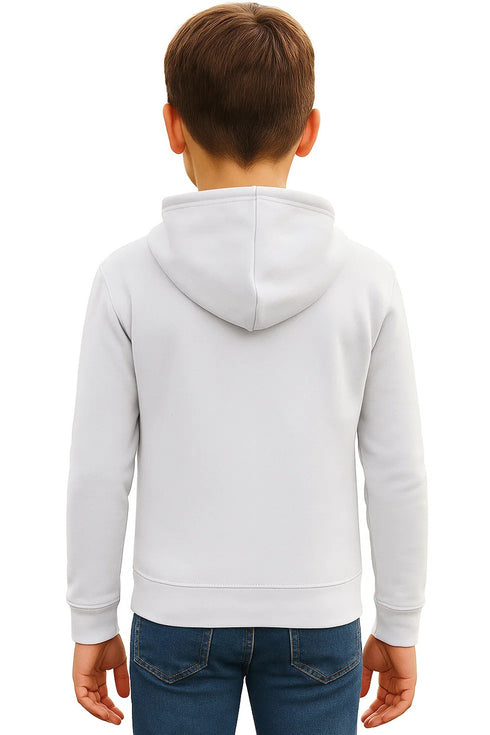 Kids Unisex Plain Zip up Hoodie - Same Cord