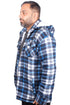 Mens Sherpa Fur Lined Hoodie