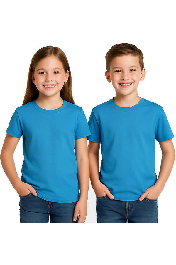 Kids Quick Dry Polyester Short Sleeve T-Shirt