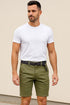 True Face Belted Chino Cotton Shorts