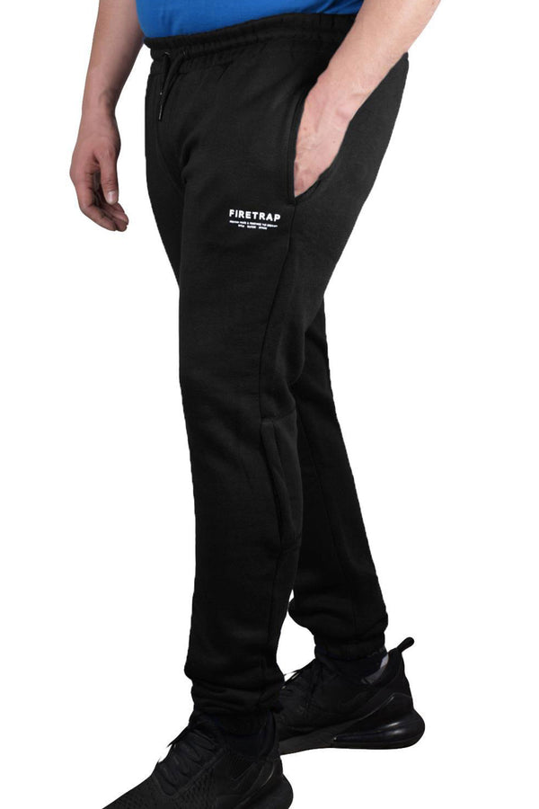 Fire Trap Mens Fleece Jogging Bottoms