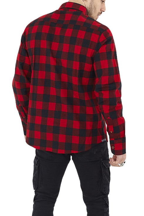 Mens Casual Check Shirt