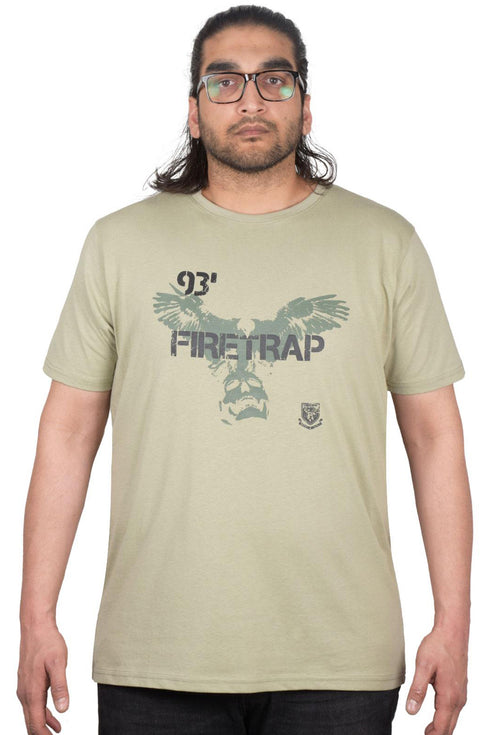 Fire Trap Mens Cotton Short Sleeve T-shirt