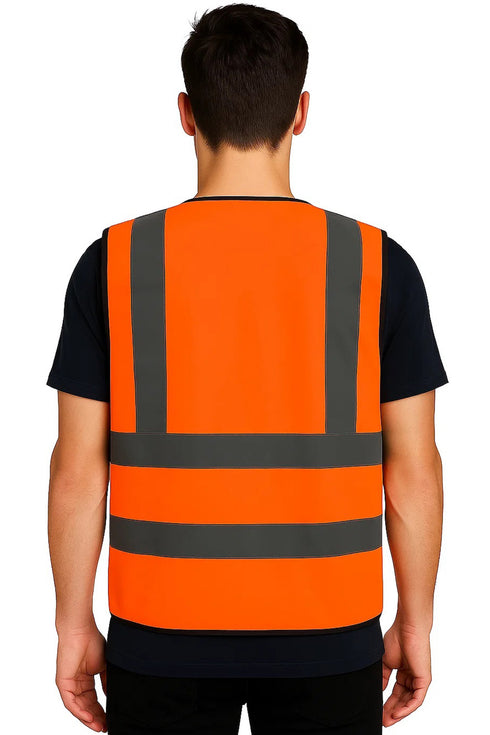 High Vis Reflective Stripes Vest - S