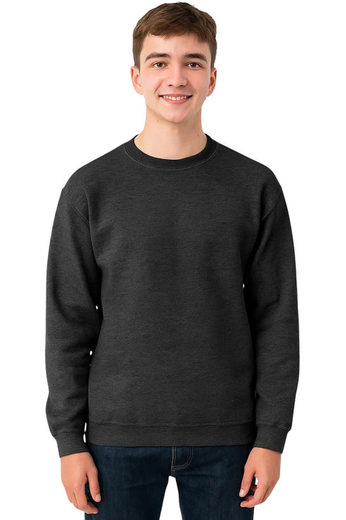 Mens Plain Pullover Sweatshirt
