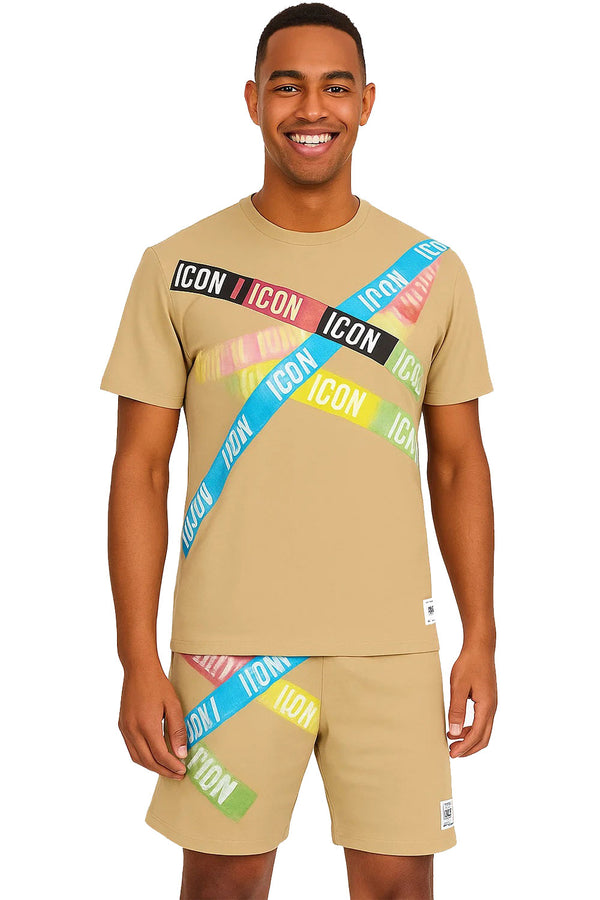 Men's Casual T-Shirt & Shorts Set – Cotton Summer Tracksuit