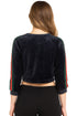Ladies Velvet Crop Top