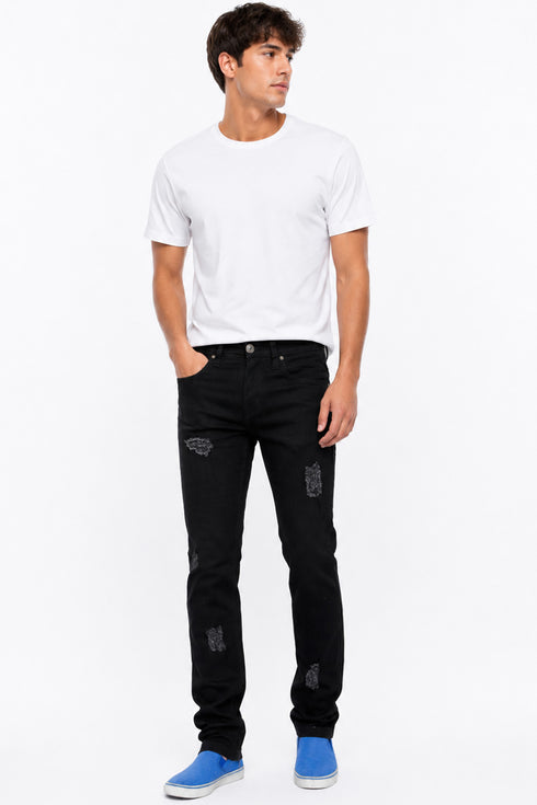 5 Pack Men’s Slim, Straight & Distressed Styles Jeans - From £4.99 Per Unit