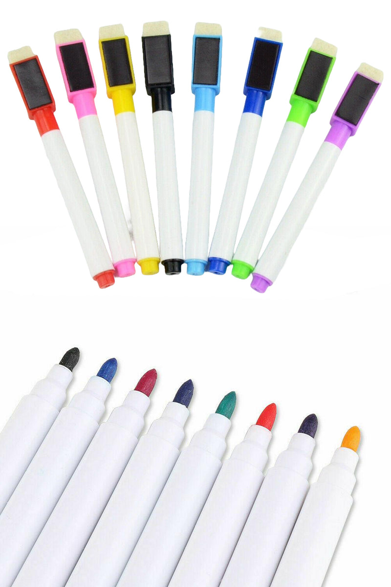10 Pack Colour White Board Markers 5poundstuff