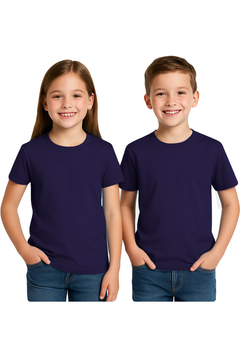 Kids Quick Dry Polyester Short Sleeve T-Shirt