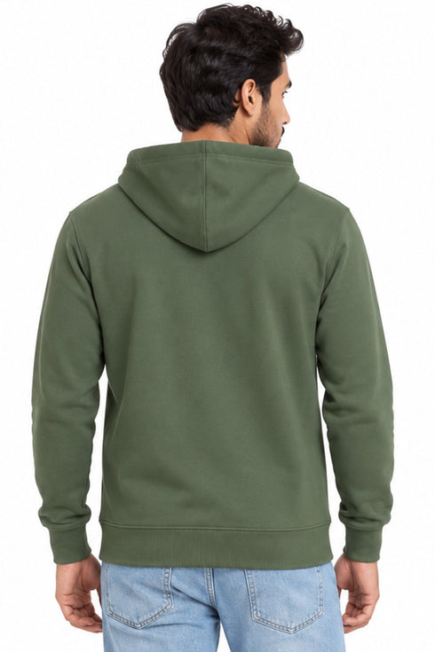 Men's Cotton Blend Zipper Hoodie