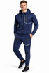 Men’s Hooded Tracksuit Set – Zip Pockets, Full-Zip Hoodie & Joggers