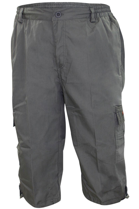 Men's Elasticated 7 Pockets Cotton Loose Fit Shorts