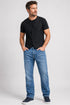 Men’s Faded Straight-Leg Denim Jeans