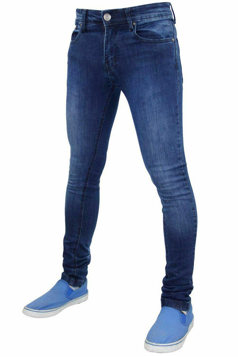Men Stretch Skinny Straight Jeans