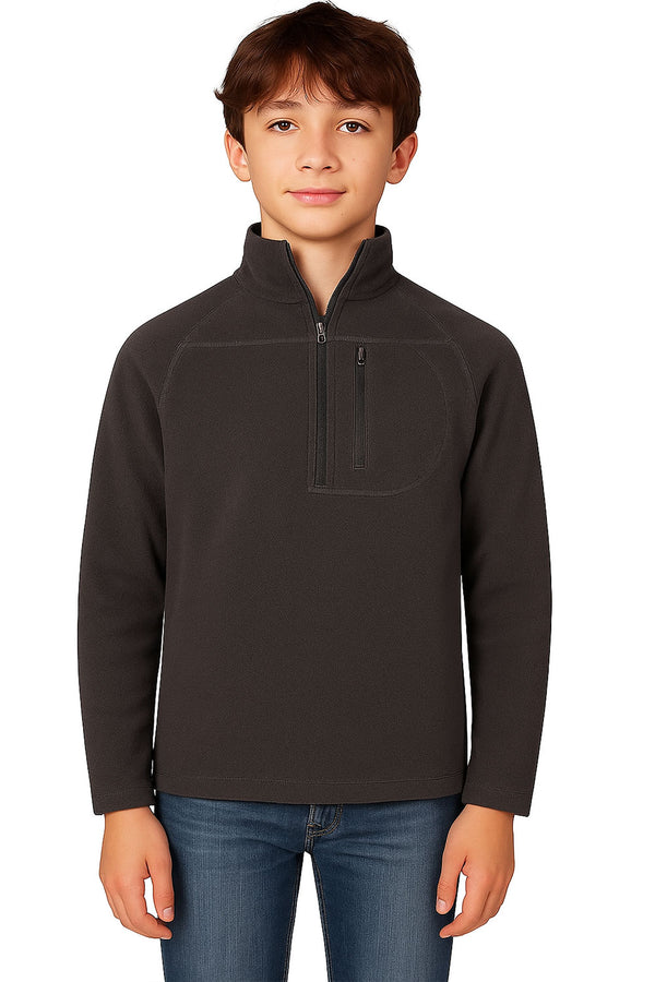 Kids Quarter Zip Fleece Pullover