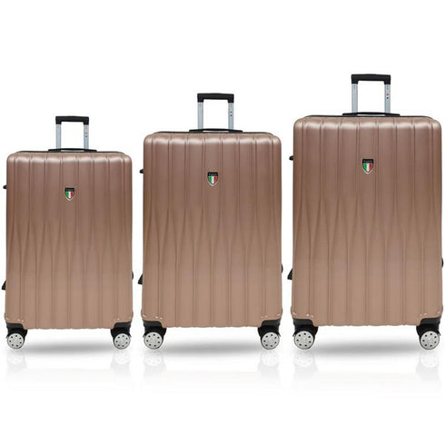 3 Piece Hard Shell Luggage Set – Lightweight Spinner Suitcases