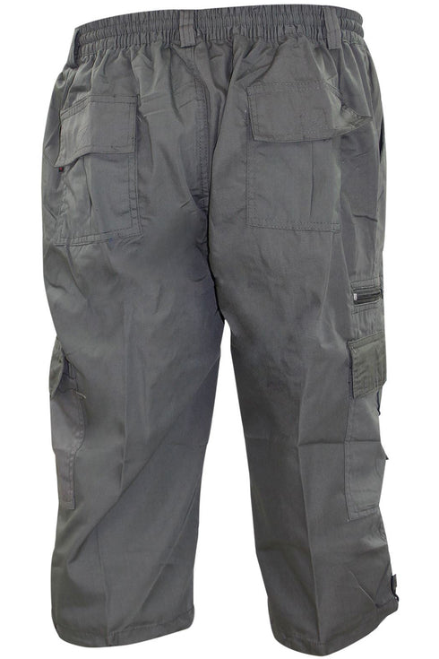 Men's Elasticated 7 Pockets Cotton Loose Fit Shorts
