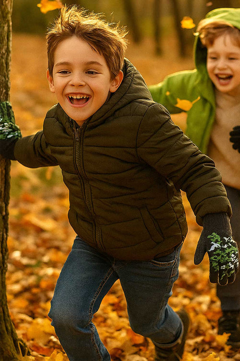 Kids Camouflage Grip Gloves 3 & 6 Packs – Assorted Colors | Durable Knitted Anti-Slip Gloves