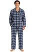Men’s Check Poly-cotton Pyjama Set