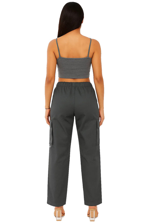 Ladies Cargo Combat Trousers – 8 Pocket, Casual Outdoor Pants, Women’s Utility Workwear