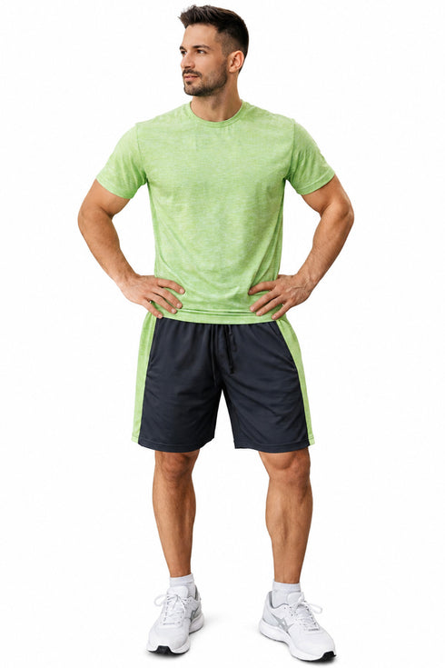 Men’s Summer Active-wear T-Shirt Shorts Set