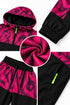 Kid's Printed Tracksuit Set, Hoodie and Joggers