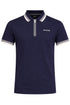 Firetrap Men's Zip Up Polo T-shirt