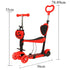 5in 1 Kids Adjustable Height Ladybug Scooter