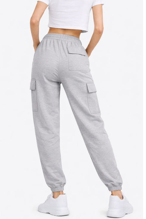 Ladies Fleece Cargo Trousers
