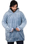 Oversized Steel Grey Blanket Hoodie
