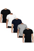 5 Pack Mens Plain Polycotton T-shirt
