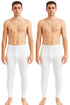 2 Pack Mens Long Johns Thermal Trousers