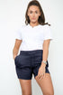 Women Elasticated Cotton Blend Shorts