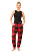 Women’s Plaid Thermal Pajama Bottoms – 25 or 50 Pack