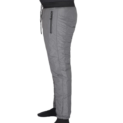 Men’s Winter Jogger Pants – Warm Quilted Insulated Drawstring Trousers with Zipper Pockets