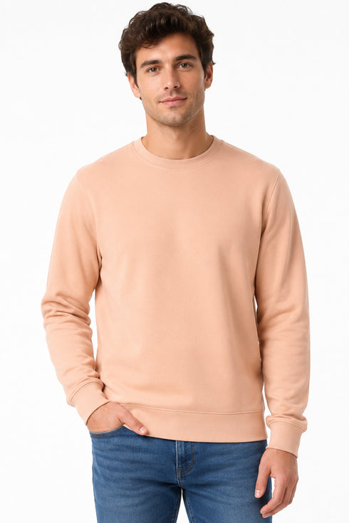 Mens Plain Crew Neck Sweatshirt