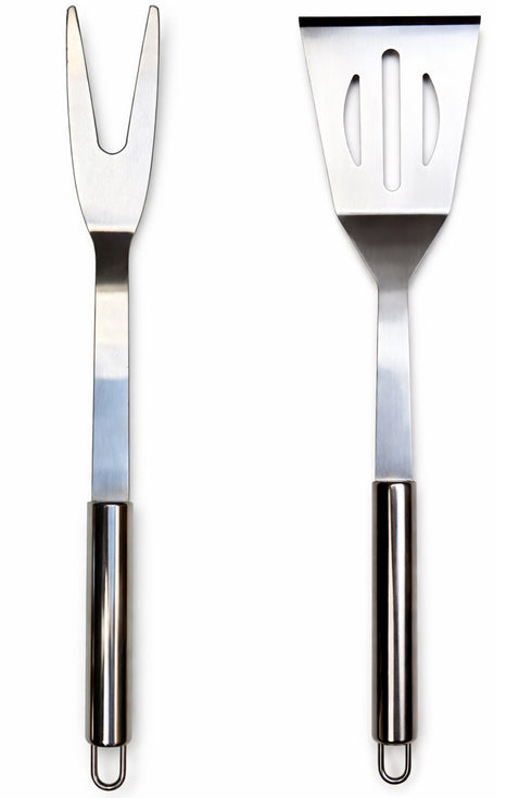 6 Piece BBQ Tool Set with Carry Case – Stainless Steel Grill Utensils