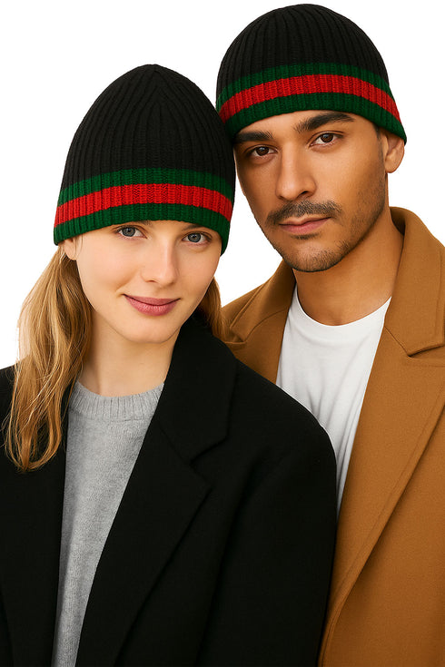 Unisex Knit Beanie Hat - Warm Winter Cap