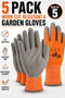 5 Pack Work Cut Resistant & Garden Gloves