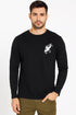 Skating Eagle Long Sleeve Cotton T-shirt - S/M